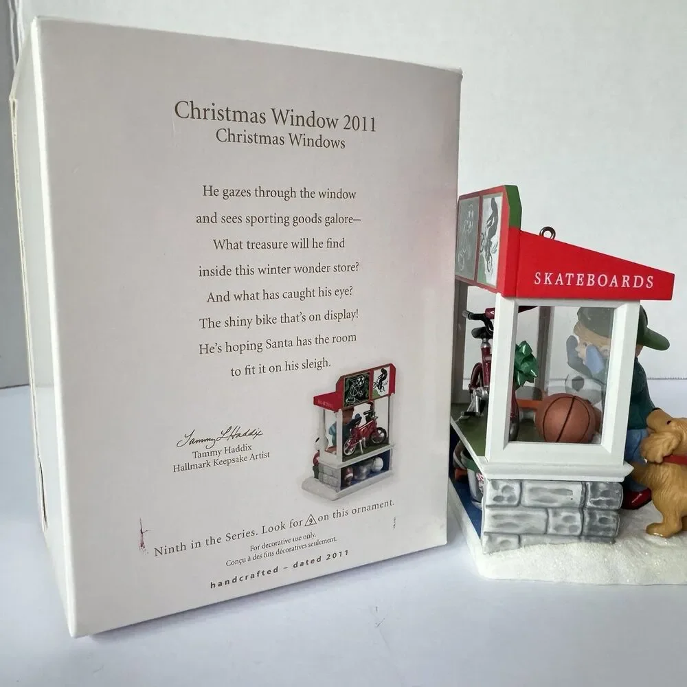 Hallmark Christmas Windows Ornament Set 2010 2011 Patisserie Collection